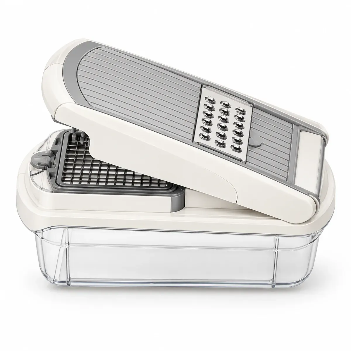 Multifunction Vegetable Chopper, one-piece cutter with container