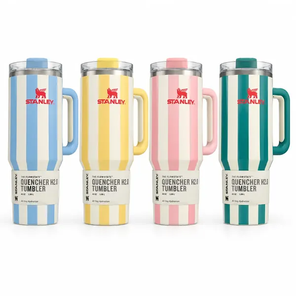 Stanley Striped Quencher H2.0 – 1.18L, 40oz